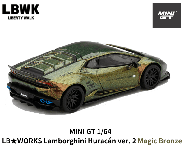 1/64スケール MINI GT「LB☆WORKS ランボルギーニ・ウラカンver. 2