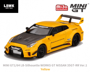 1/64スケール MINI GT「LB-Silhouette WORKS GT NISSAN 35GT-RR Ver.1」