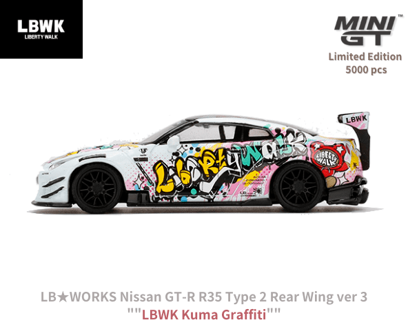 MINI GT LBWK Kuma Graffiti GT-R R35