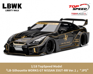 1/18スケール Top Speed「LB-Silhouette WORKS GT NISSAN 35GT-RR Ver.1 JPS」ミニカー