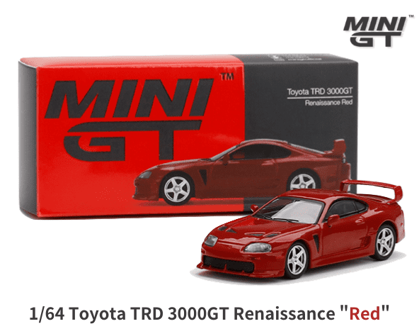 MINI GT 1/64スケール「トヨタ TRD 3000GT」(ルネッサンスレッド 
