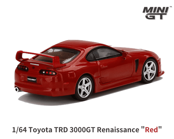 MINI GT 1/64スケール「トヨタ TRD 3000GT」(ルネッサンスレッド