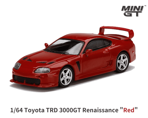 MINI GT トヨタ TRD 3000GT RHD スーパーホワイト・レッド