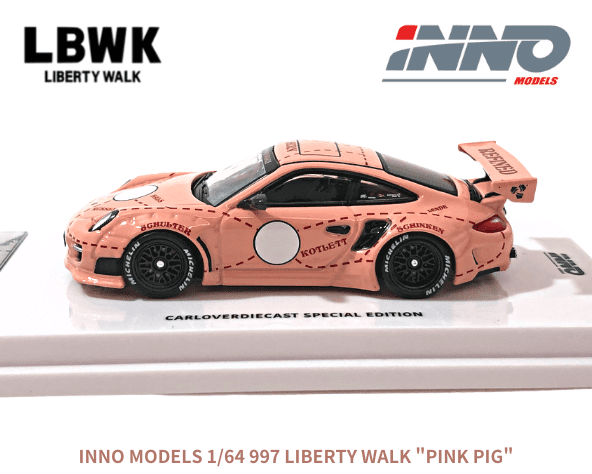 1/64スケール INNO Models「997 LBWK PINK PIG 