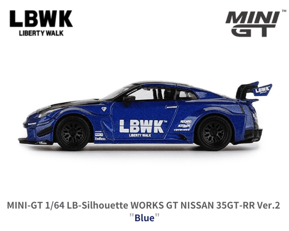 1/64スケール MINI GT「LB-Silhouette WORKS GT NISSAN 35GT-RR Ver.2 