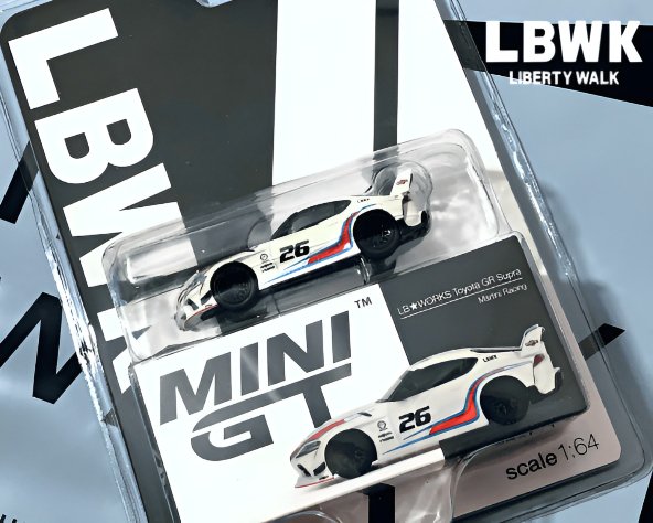 1/64スケール MINI GT「LB-WORKS TOYOTA GR Supra 