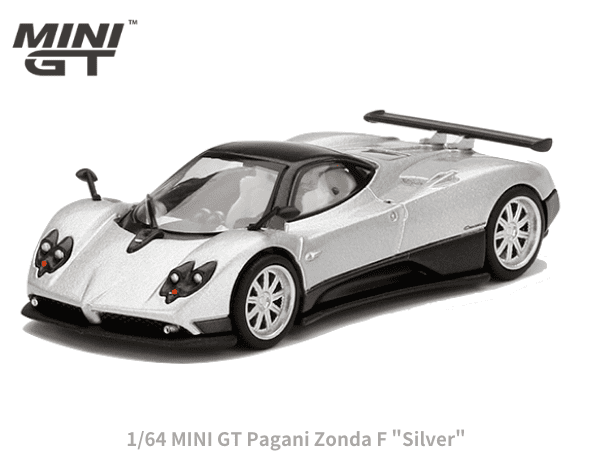 1/64スケール MINI GT「パガーニ・ゾンダF」(シルバー)ミニカー 1/64スケール MINI GT「パガーニ・ゾンダF」(シルバー)ミニカー