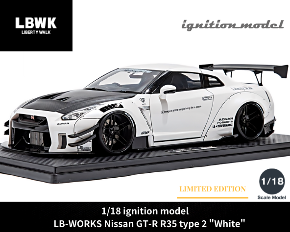 1/43 LB-WORKS Nissan GT-R R35 type 2