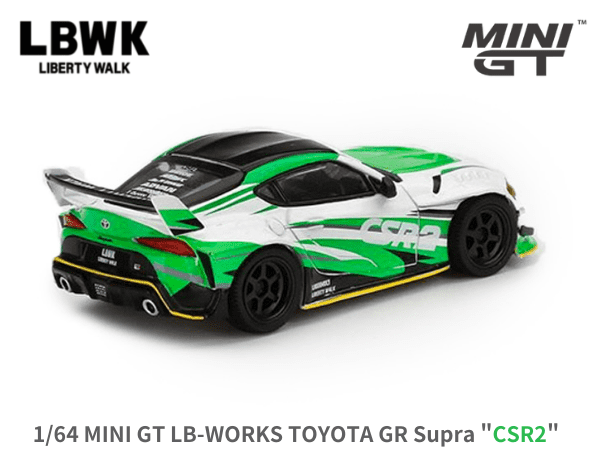 1/64スケール MINI GT「LB-WORKS TOYOTA GR Supra 