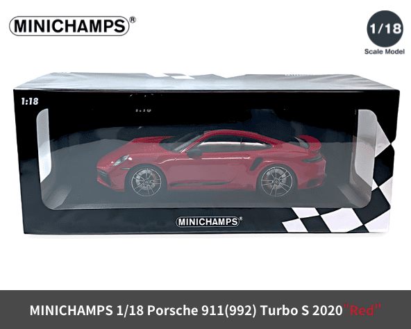 ミニチャンプス 1/18スケール「ポルシェ 911 (992) ターボS 2020 ミニチャンプス 1/18スケール「ポルシェ 911 (992) ターボS 2020