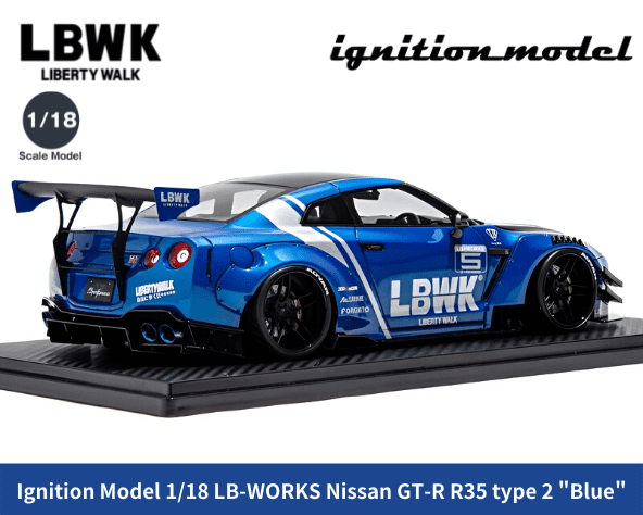 1/18スケール ignition model「LB-WORKS Nissan GT-R R35 type 2 