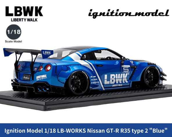 1/18スケール ignition model「LB-WORKS Nissan GT-R R35 type 2