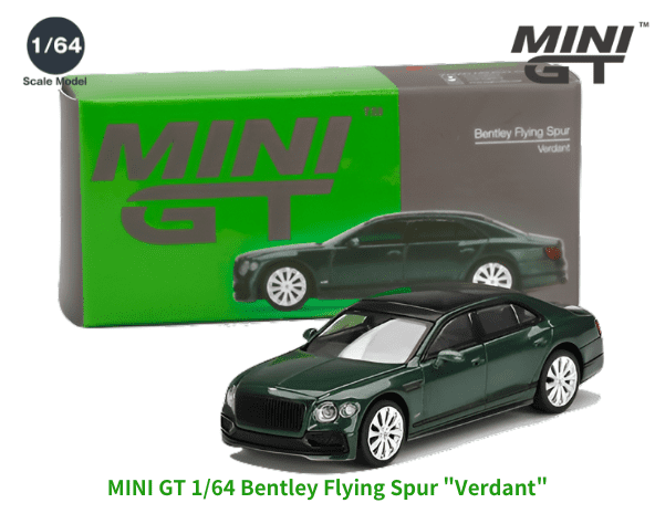 1/64スケール MINI GT「ベントレー・フライングスパー Verdant(グリーン)」ミニカー｜【スターホビーミニカーストア】ミニカーと自動車の雑貨・グッズの総合通販サイト