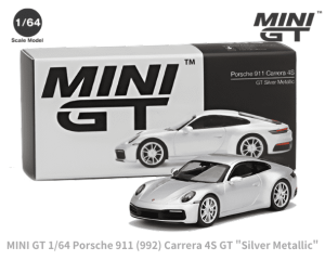 1/64スケール MINI GT「ポルシェ 911 タルガ 4S」左ハンドル仕様 1/64スケール MINI GT「ポルシェ 911 タルガ 4S」左ハンドル仕様