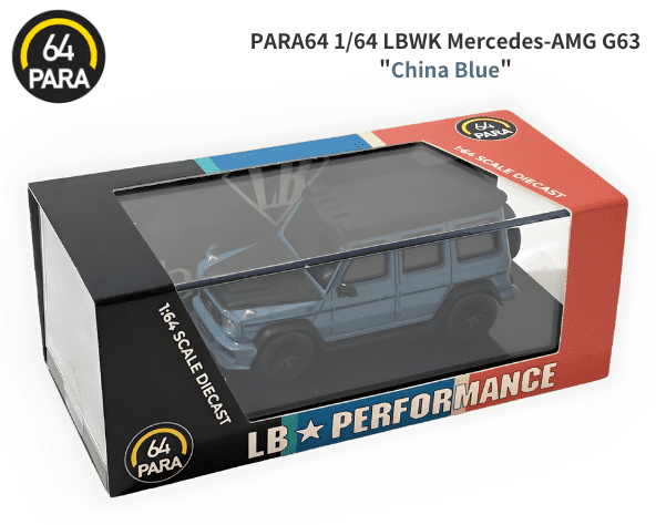 PARA64 1/64スケール「LBWK メルセデスAMG G63」(チャイナブルー)  ミニカー｜ミニカー｜【スターホビーミニカーストア】ミニカーと自動車の雑貨・グッズの総合通販サイト