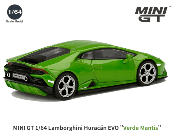 1/64スケール MINI GT「ランボルギーニ・ウラカンEVO」(グリーン 1/64スケール MINI GT「ランボルギーニ・ウラカンEVO」(グリーン