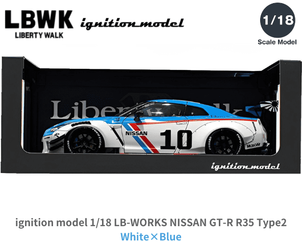 1/18スケール ignition model「LB-WORKS NISSAN GT-R R35 Type2