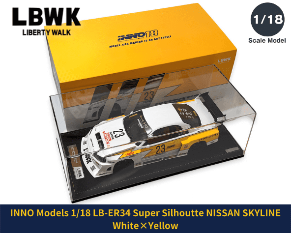 1/18スケール INNO Models「LB-ER34 Super Silhoutte NISSAN SKYLINE 