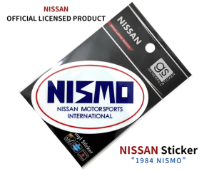 日産オフィシャルライセンスステッカー「1984 NISMO」ロゴ