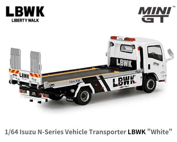 1/64スケール MINI GT「Isuzu N-Series Vehicle Transporter 車両積載 