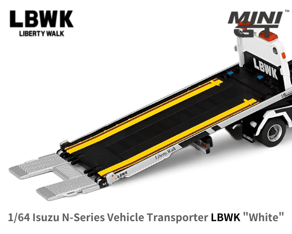 1/64スケール MINI GT「Isuzu N-Series Vehicle Transporter 車両積載