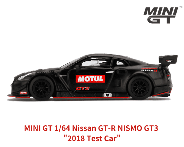 1/64スケール MINI GT「日産GT-R NISMO GT3 2018 テストカー」ミニカー 