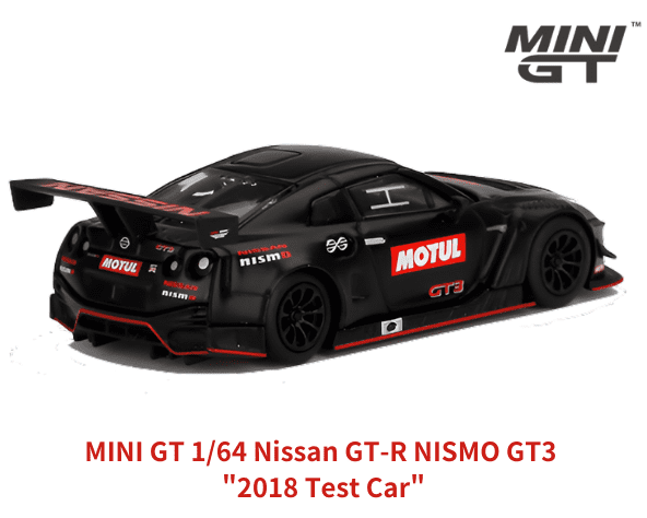 1/64スケール MINI GT「日産GT-R NISMO GT3 2018 テストカー」ミニカー｜【スターホビーミニカーストア】ミニカー と自動車の雑貨・グッズの総合通販サイト