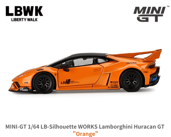 1/64スケール MINI GT「LB-Silhouette WORKS ランボルギーニ・ウラカン 