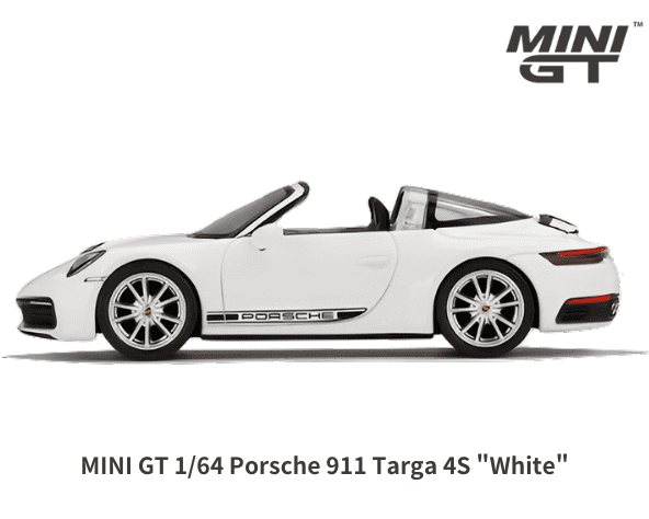 1/64スケール MINI GT「ポルシェ 911 タルガ 4S」左ハンドル仕様 1/64スケール MINI GT「ポルシェ 911 タルガ 4S」左ハンドル仕様