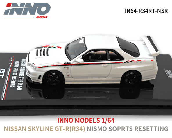 INNO64 1/64スケール「日産スカイライン GT-R (R34) NISMO SPORTS