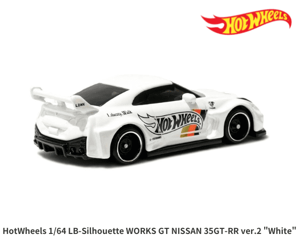 HOT WHEELS 1/64スケール「LB-Silhouette WORKS GT NISSAN 35GT-RR ver