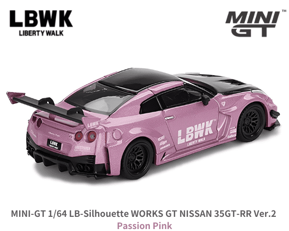 1/64スケール MINI GT「LB-Silhouette WORKS GT NISSAN 35GT-RR Ver.2