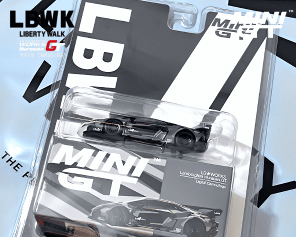 1/64スケール MINI GT「LB-silhouette WORKS ランボルギーニ・ウラカン 