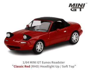 1/64スケール MINI GT「ユーノス・ロードスター 
