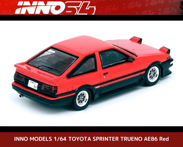 INNO64 1/64スケール「トヨタ・スプリンタートレノAE86」(レッド ...