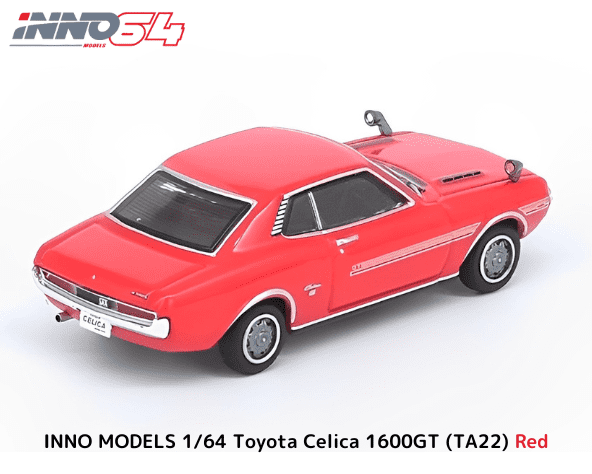 INNO64 1/64スケール「トヨタ・セリカ1600GT [TA22] 」(レッド