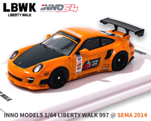 1/64スケール INNO Models「997 LIBERTY WALK」(SEMA 2014)ミニカー