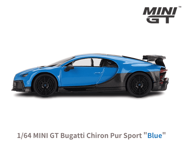 MINI GT ブガッティ シロン スーパースポーツ 300+ 1/64スケール MINI GT「ブガッティ・シロン・ピュールスポール