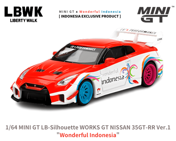 MINIGT LBWORKS NISSAN  GT-R 40周年インドネシア限定