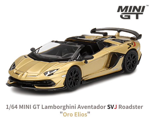 1/64スケール MINI GT「ランボルギーニ・アヴェンタドールSVJ