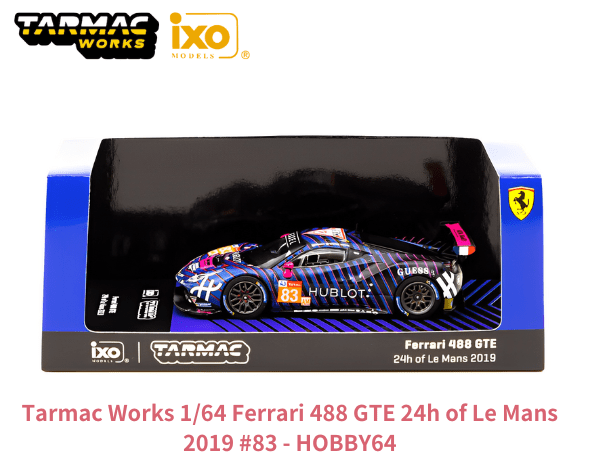 1/64スケール ixo Models/Tarmac Works「フェラーリ488 GTE 24h of Le Mans 2019 」ミニカー｜【スターホビーミニカーストア】ミニカーと自動車の雑貨・グッズの総合通販サイト