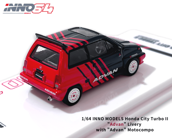 INNO64 1/64スケール「ホンダ シティ ターボII INNO64 1/64スケール「ホンダ シティ ターボII