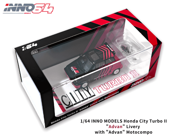 INNO64 1/64スケール「ホンダ シティ ターボII INNO64 1/64スケール「ホンダ シティ ターボII