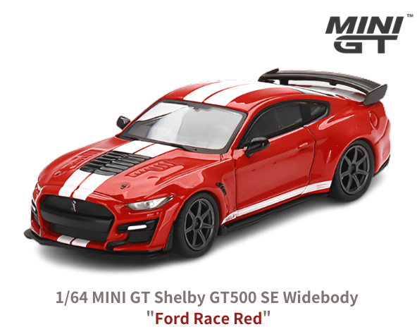 1/64スケール MINI GT「シェルビー GT500 SE ワイドボディ」(フォード