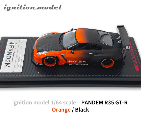 Ignition Model 1/64スケール「PANDEM R35 GT-R」(オレンジ/ブラック