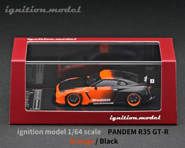 Ignition Model 1/64スケール「PANDEM R35 GT-R」(オレンジ/ブラック