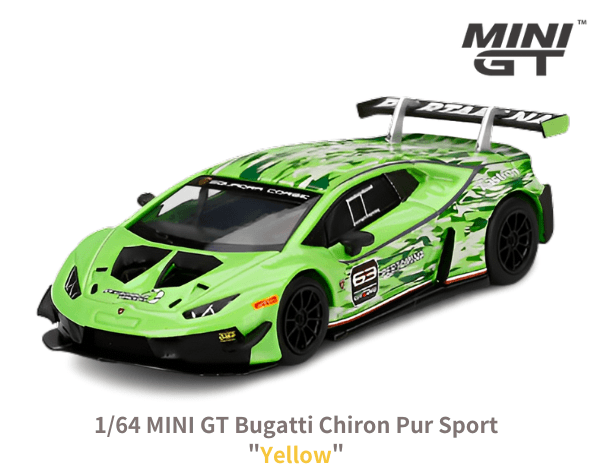 1/64スケール MINI GT「ランボルギーニ・ウラカンGT3 EVO プレゼンテーション」ミニカー