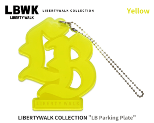 Liberty Walk「LBパーキングプレート(イエロー)」