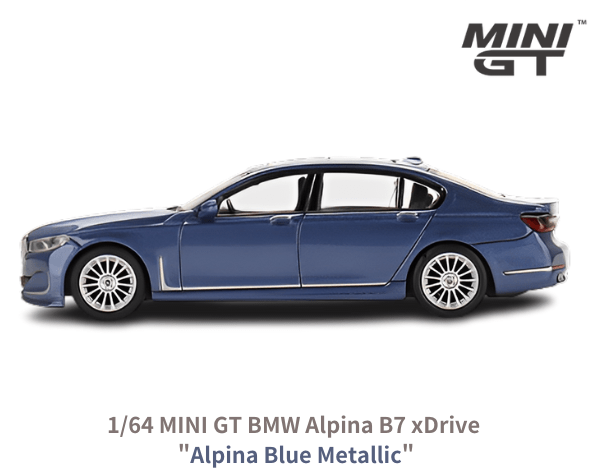 1/64スケール MINI GT「BMWアルピナ B7 xDrive」(アルピナブルー