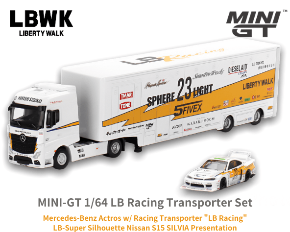 幻想的 MINIGT LB RACING TRANSPORTER SET - crumiller.com